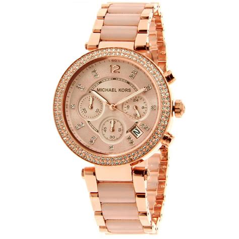 michael kors montre femme doré|Michael Kors diamond watch women's.